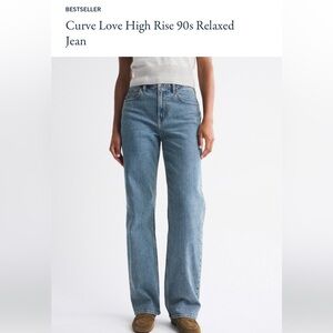 Abercrombie & Fitch 90s High Rise Relaxed Jeans